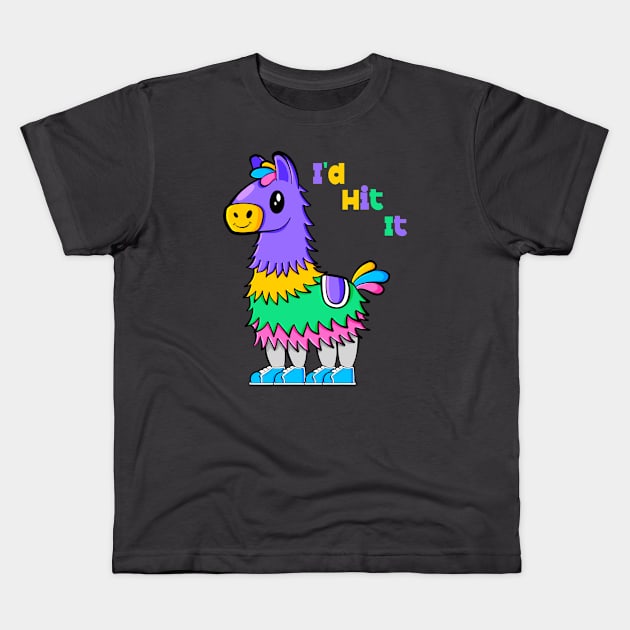 I'd Hit It Kids T-Shirt by Art by Nabes